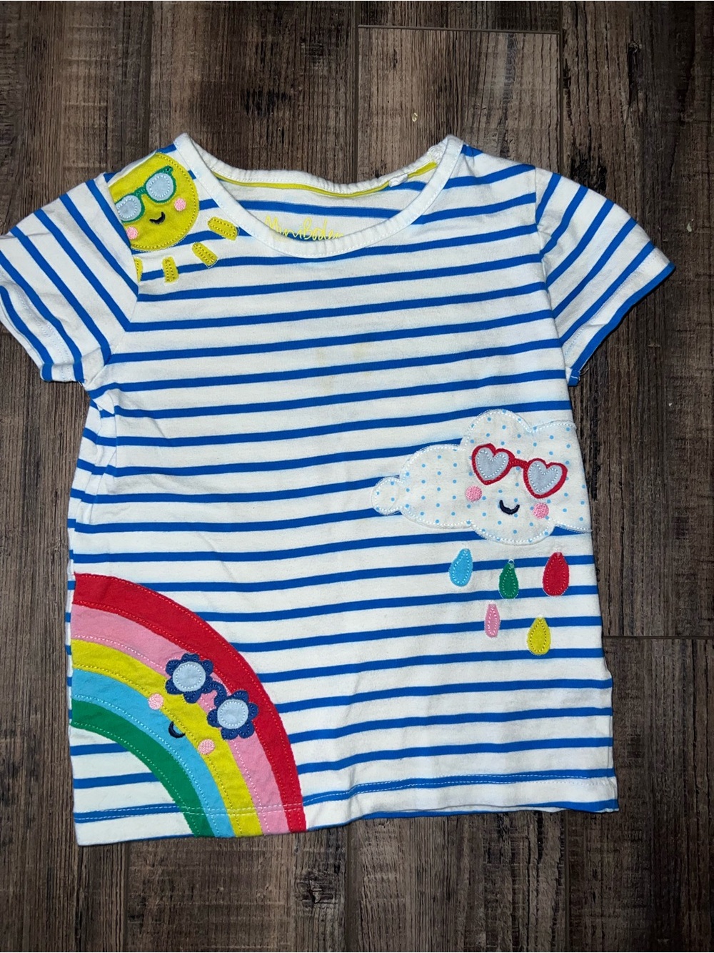 Mini Boden Striped Weather Applique